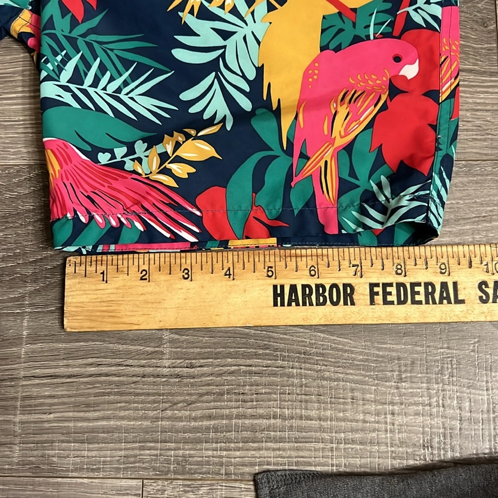 Bonobos Swim Trunks Men’s Size SM Mesh Lining Pockets Tropical Print Drawstring - Picture 13 of 13